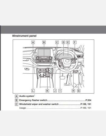 toyota kluger hybrid 2022-2023 owners manual